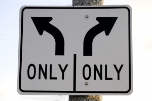 right-and-left-turn-only-arrow-sign